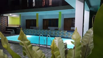 Indoor pool, outdoor pool