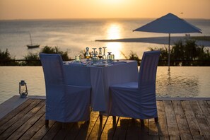 Mittagessen und Abendessen, internationale Küche