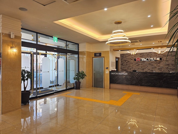 Interior entrance