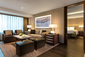 Apartment, 1 Bedroom | Living room | 37-inch LCD TV with satellite channels, TV - Teda, Tianjin-marriott Executive Apartments (Tianjin)