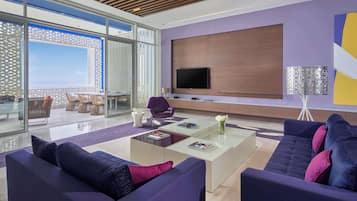 Suite, 1 cama de matrimonio grande, terraza, vistas al mar (Opera) | Ropa de cama de alta calidad, colchones con acolchado adicional, minibar