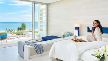 Literie de qualité supérieure, surmatelas, minibar