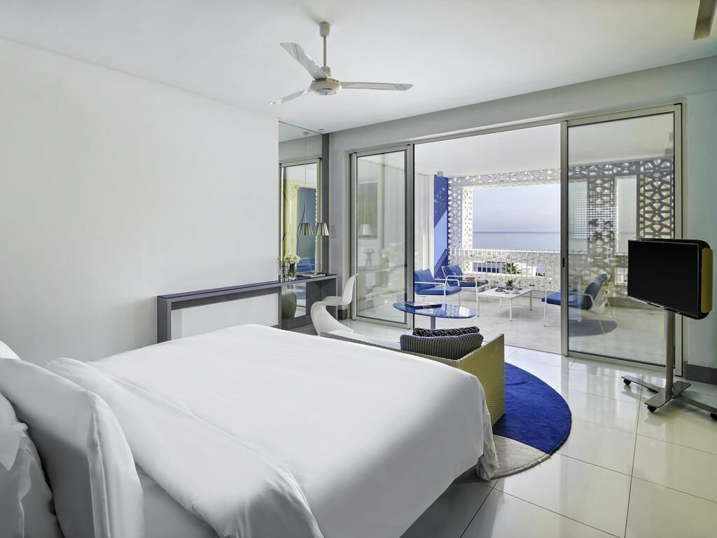 Junior Suite, 1 King Bed, Panoramic Sea View, Private Terrace | Premium bedding, pillow-top beds, minibar, in-room safe
