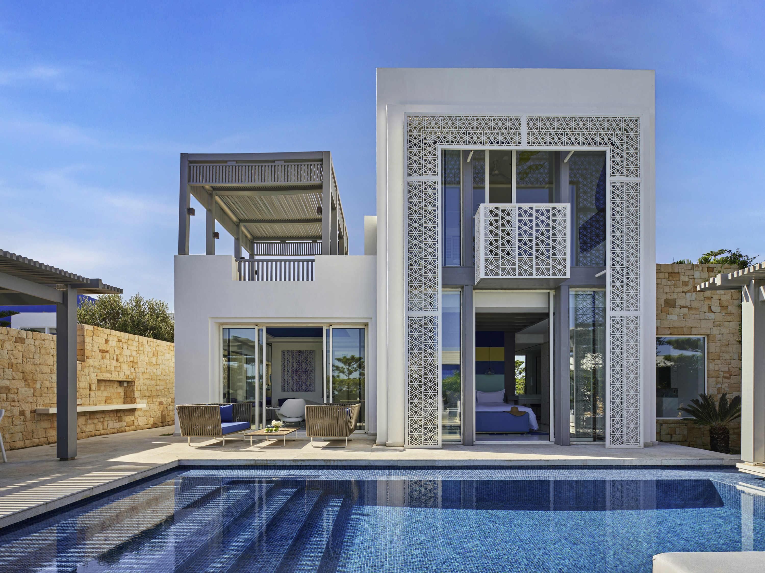 Signature Villa, Private Pool, Sea View (1 King Bed and 2 Twin Beds)