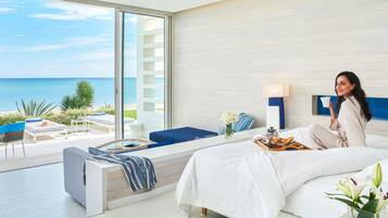 Literie de qualité supérieure, surmatelas, minibar