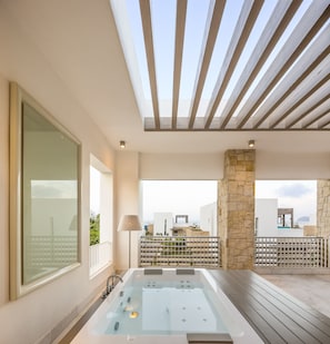 Suite, 1 Queen Bed, Sea View (Prestige Spa) | Terrace/patio