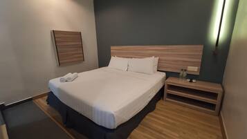 Desk, blackout curtains, iron/ironing board, free WiFi