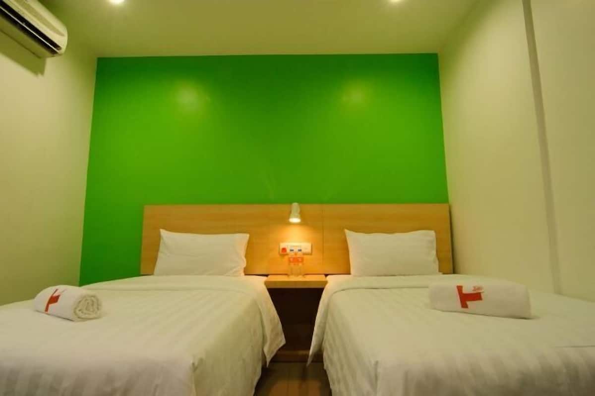 1 bedroom, desk, blackout curtains, iron/ironing board