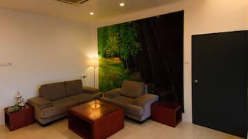 Sala de estar en el lobby