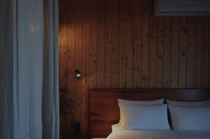 스탠다드 더블룸, 퀸사이즈침대 1개, 주방, 부분 바다 전망 | 고급 침구, 미니바, 암막 커튼, 무료 WiFi