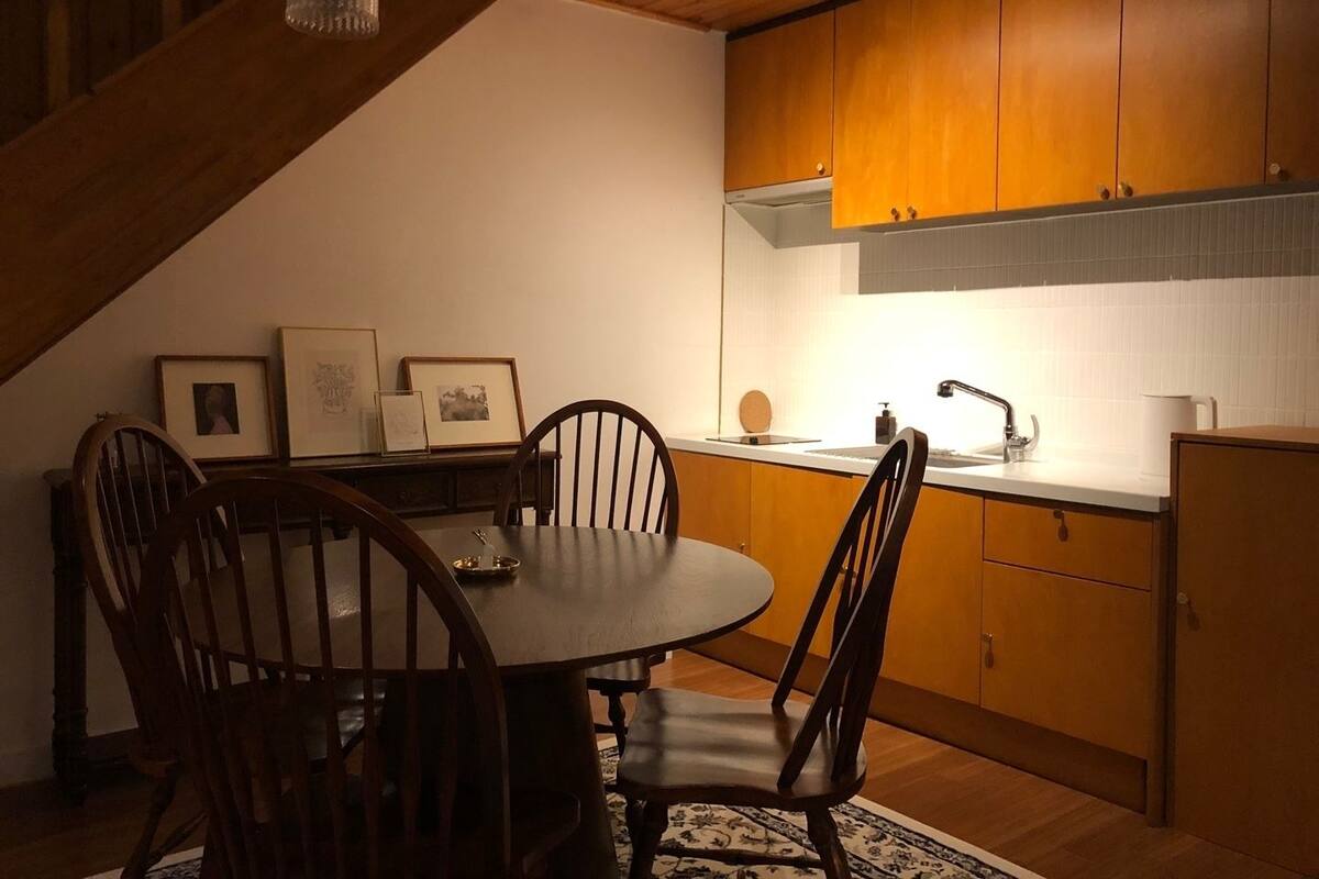 Family Double or Twin Room, Multiple Beds, Kitchen, Partial Ocean View | Private kitchen