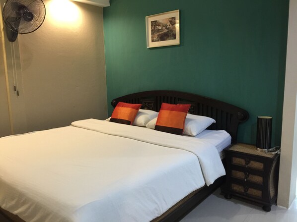 Premium bedding, minibar, desk, rollaway beds