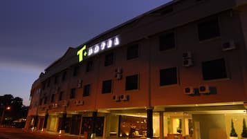 Front of property – evening/night