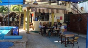 Poolside bar