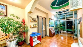 Interior entrance