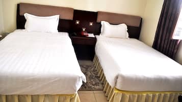 Standard Twin Room, 2 Single Beds, Hill View | Desk, laptop workspace, free WiFi, bed sheets