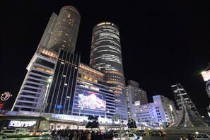 Front of property - evening/night - HOSTEL　WASABI Nagoya Ekimae (Nagoya)