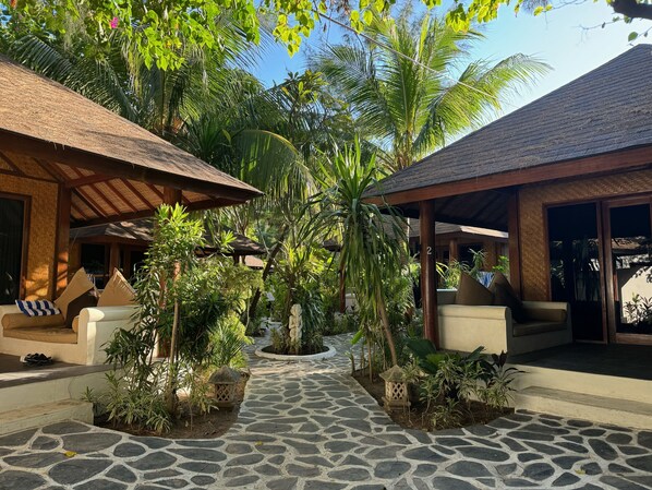 Façade de l’hébergement