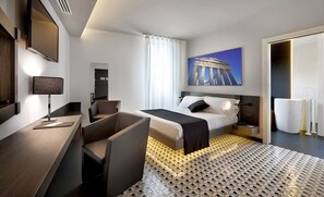 Pillowtop beds, minibar, in-room safe, individually decorated - Zafran Boutique Hotel (Scicli)