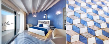 Suite exclusiva | Colchones con acolchado adicional, minibar, caja fuerte y escritorio