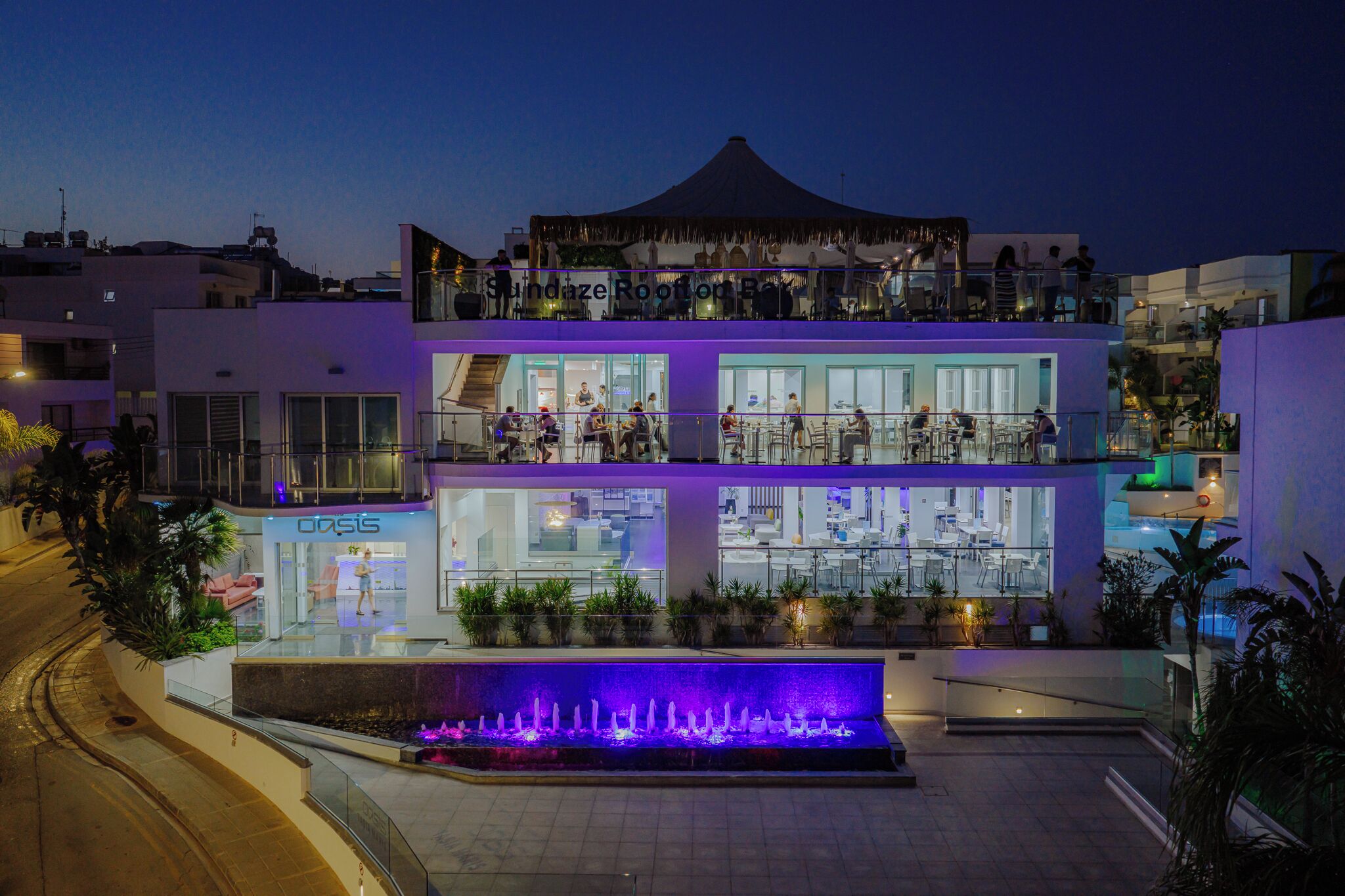 front of property – evening/night