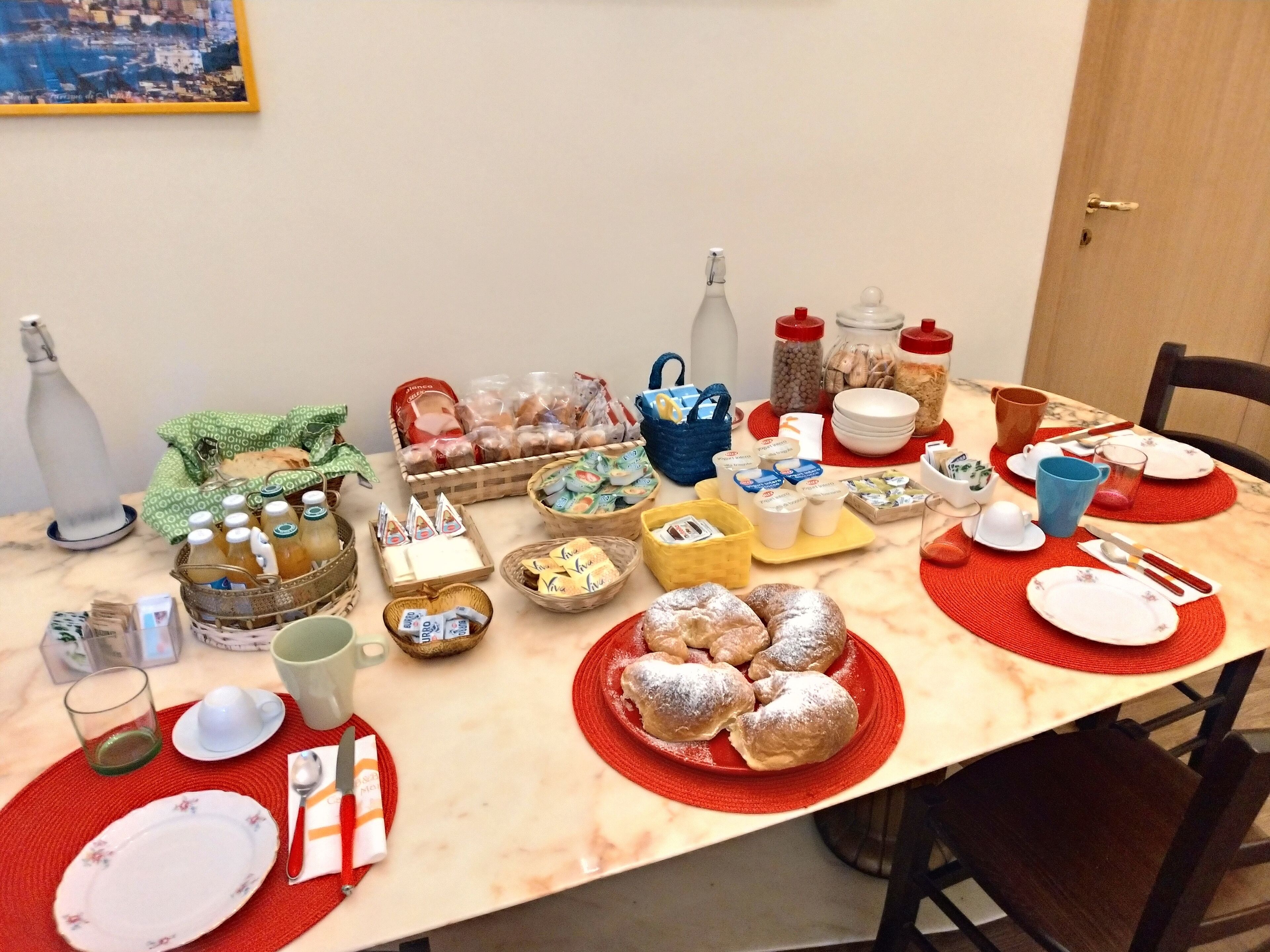 Frokostbuffé er inkludert hver dag