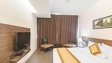 Habitació Deluxe | Llençols de cotó egipci i roba de llit d'alta qualitat