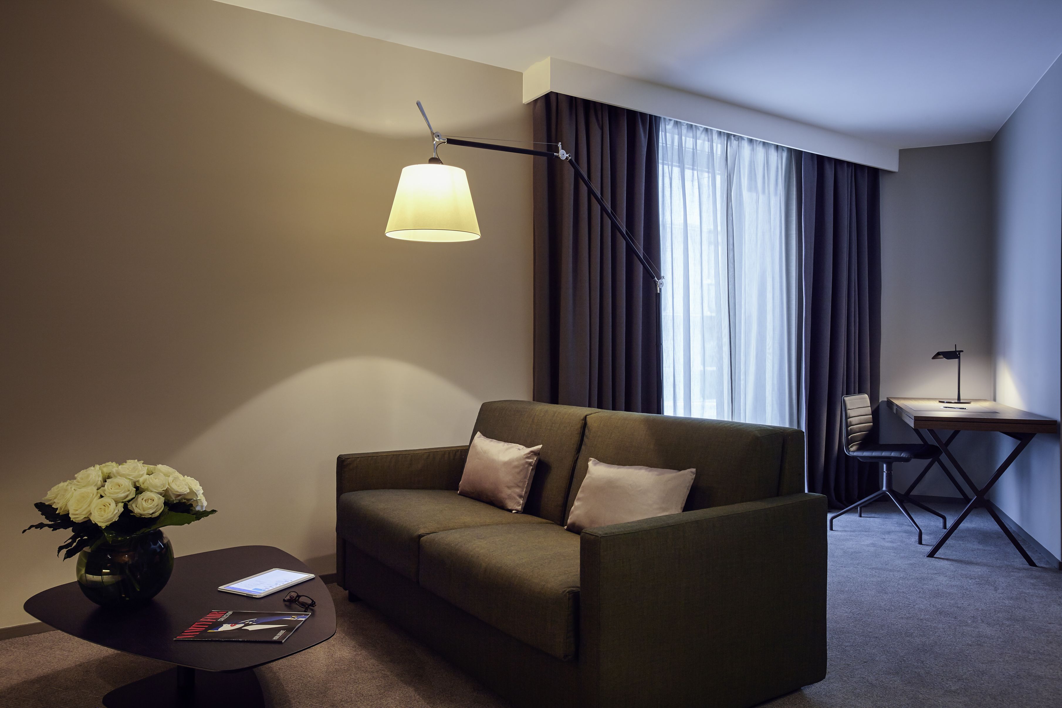 superior suite, 1 king bed with sofa bed | 1 bedroom, minibar, in-room safe, individually furnished