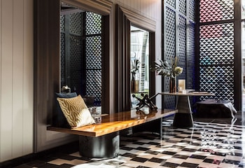 Hotel entrance and lobby at Hyatt Centric Playa del Carmen - Downtown House & Beach House