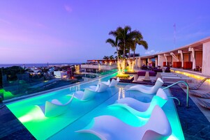 2 outdoor pools, cabanas (surcharge), pool umbrellas