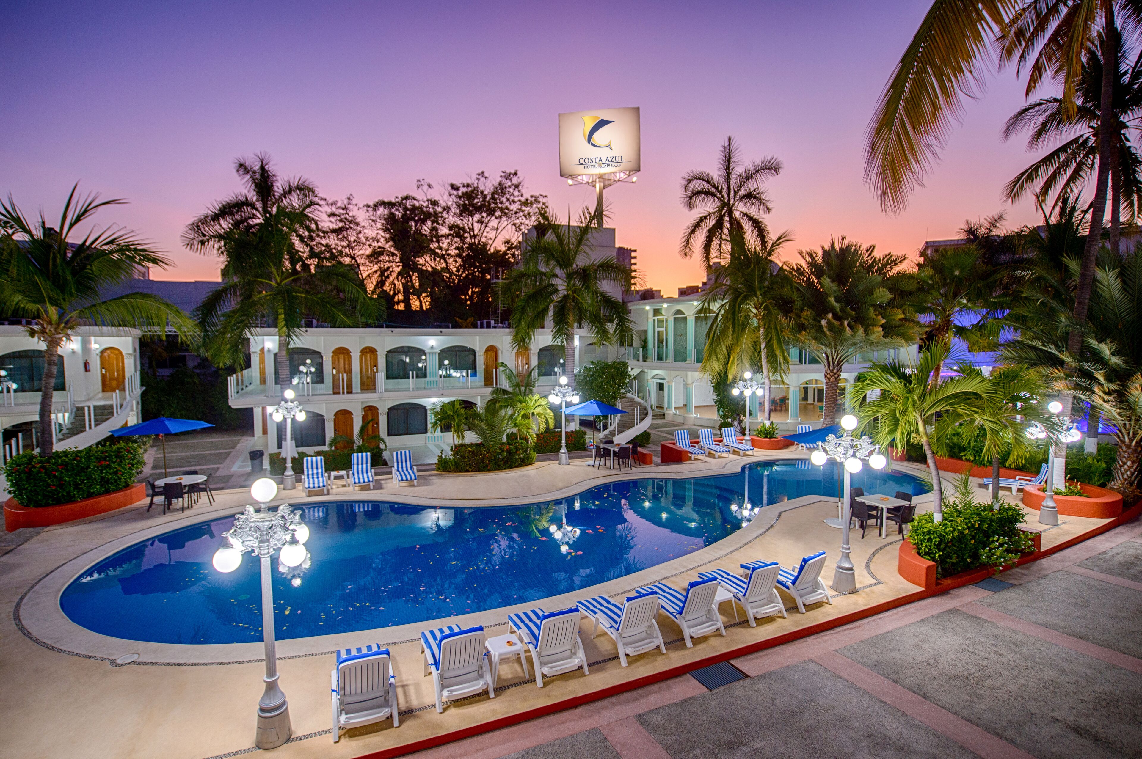 front of property – evening/night