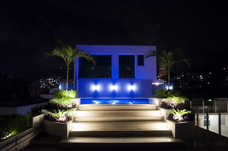 Rooftop terrace. Hotel Nilo