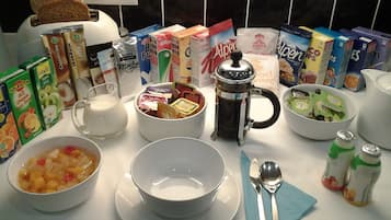 Free continental breakfast