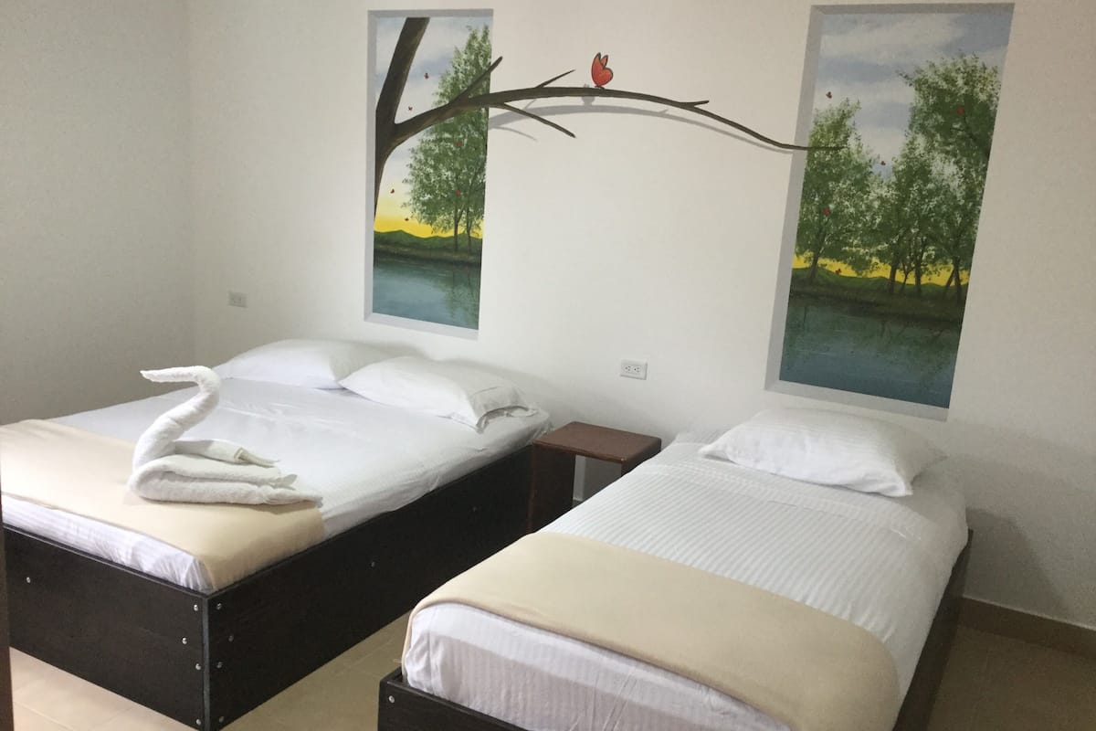 Classic Triple Room, Multiple Beds | 1 bedroom, blackout drapes, free WiFi, bed sheets