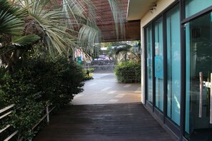 Entrada de la propiedad