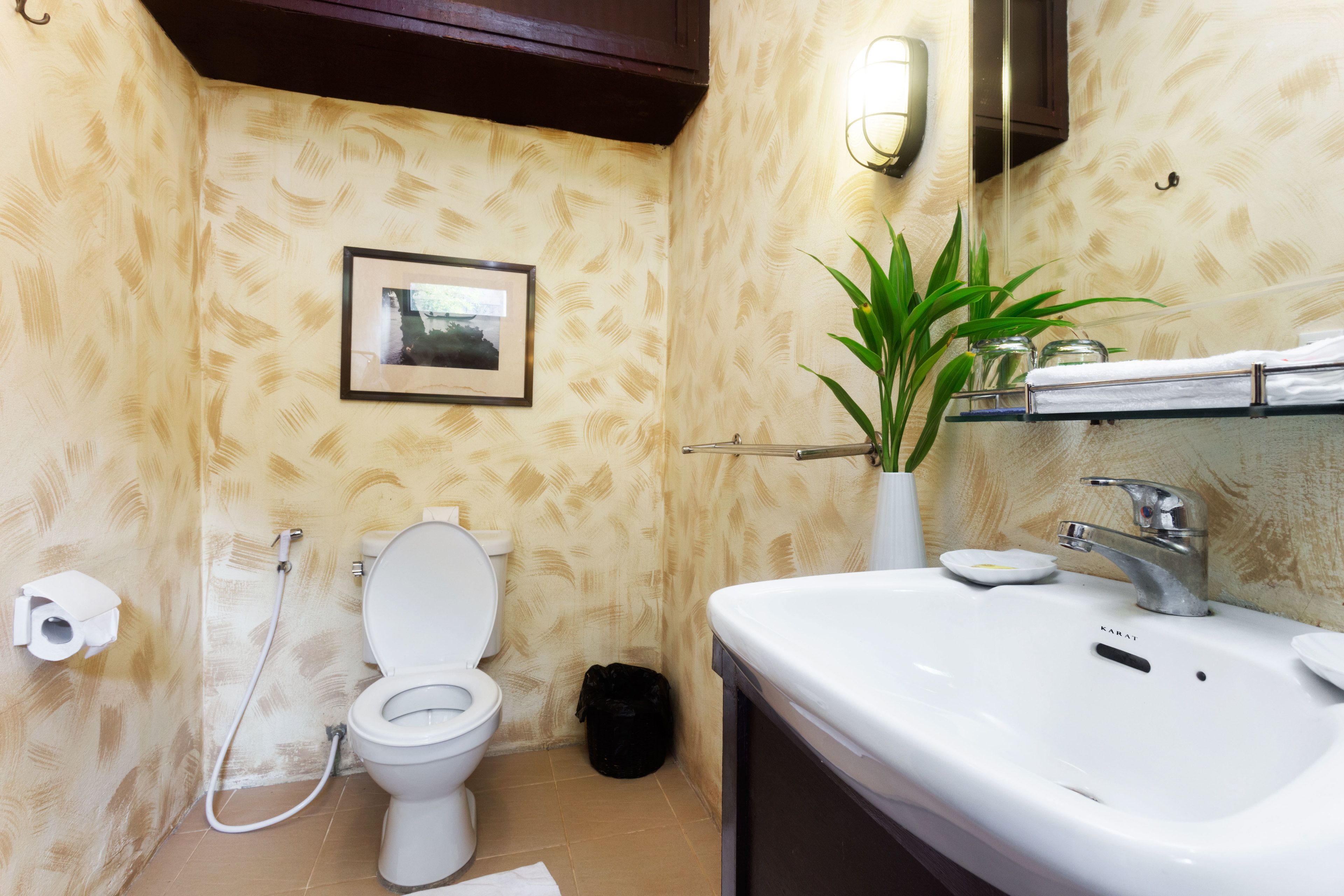 xxxdouble room (poolside)  | bathroom | spring water bathtub, rainfall showerhead, free toiletries, slippers