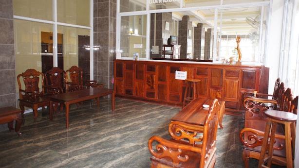 Sala de estar en el lobby