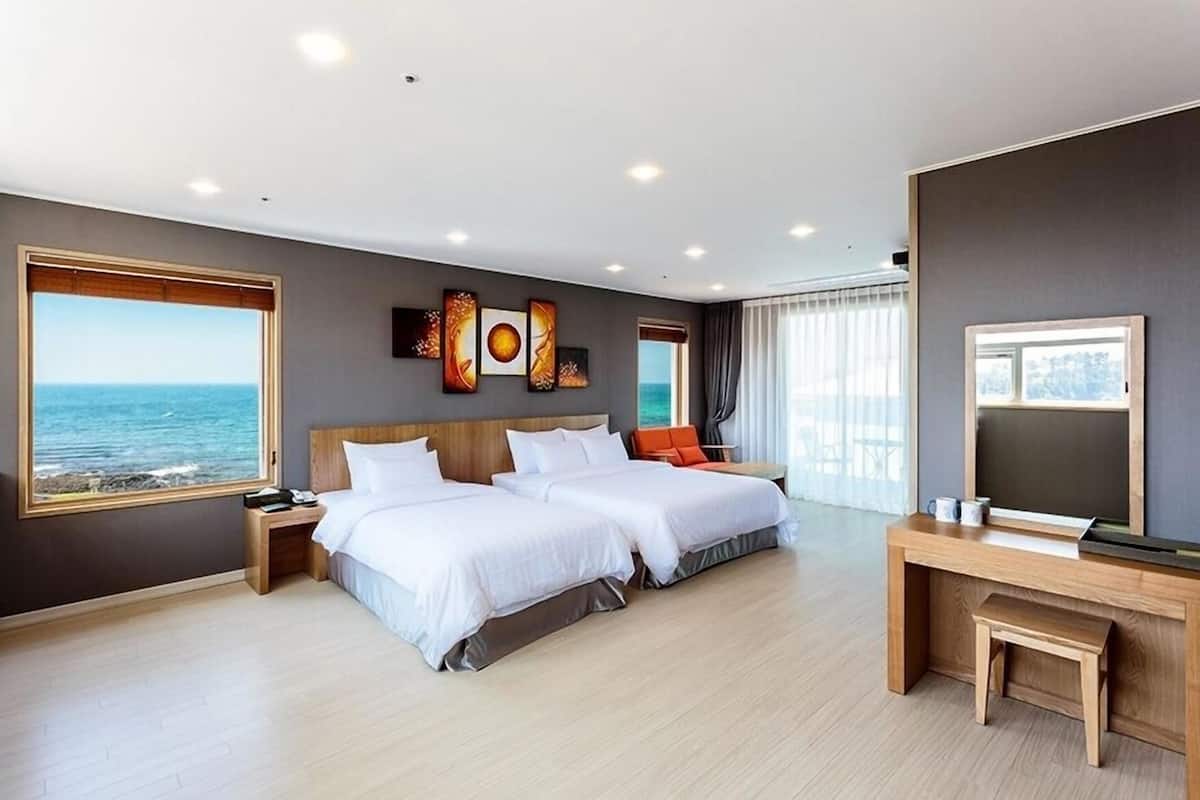 Down comforters, memory foam beds, soundproofing, free WiFi