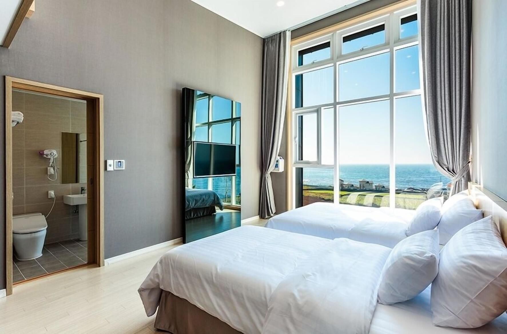 Down duvets, memory-foam beds, soundproofing, free WiFi