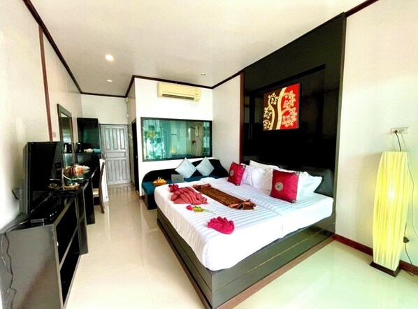 Sea View Room | In-room safe, desk, rollaway beds, free WiFi - Kathalee Beach Resort Koh Lipe (Koh Lipe)