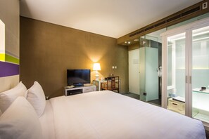 不指定ルームタイプ エコノミー ダブルまたはツインルーム (No daily housekeeping/ No Toiletries ) | 羽毛の掛け布団、セーフ�ティボックス (室内)、デスク、遮光カーテン