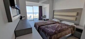 Desk, rollaway beds