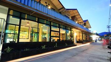 Área externa para banquete