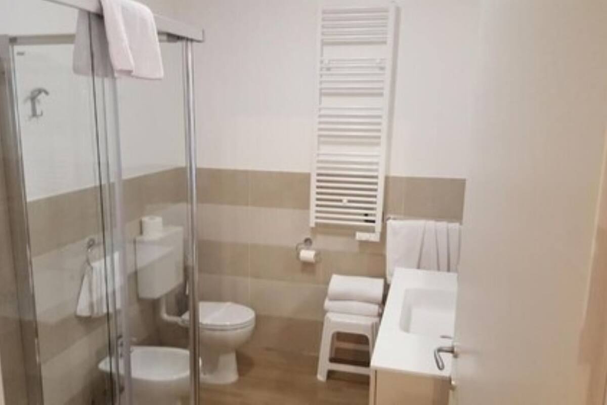studio, multiple beds, ground floor | bathroom | shower, bathrobes, slippers, bidet