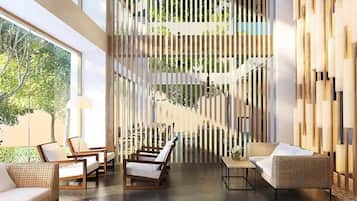 Sala de estar en el lobby