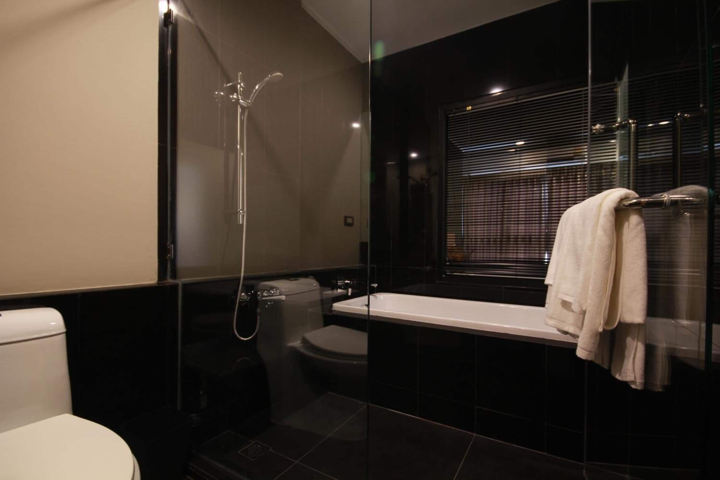 free toiletries, hair dryer