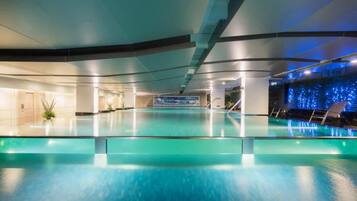 Indoor pool, outdoor pool