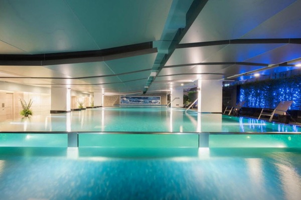 Indoor pool, outdoor pool
