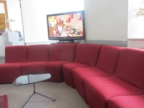 Siddeområde i lobbyen
