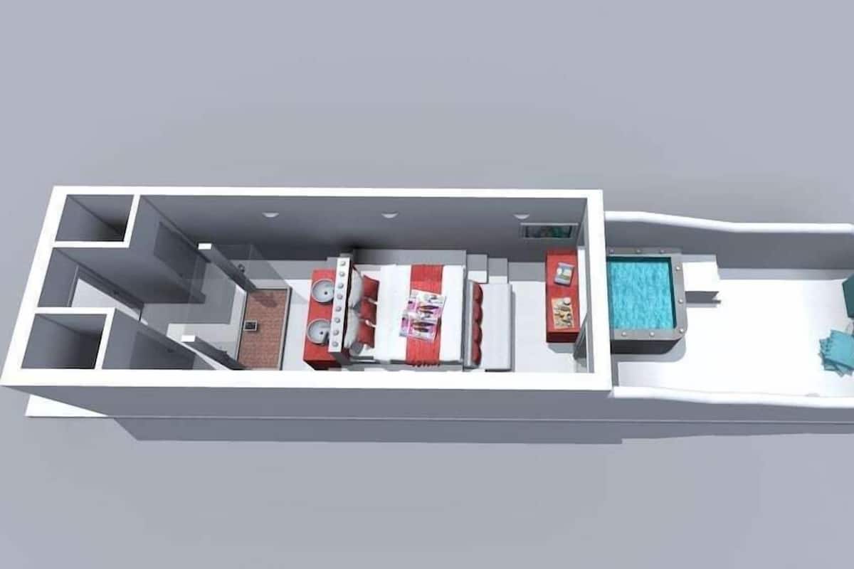 Junior Suite, Jetted Tub | Floor plan